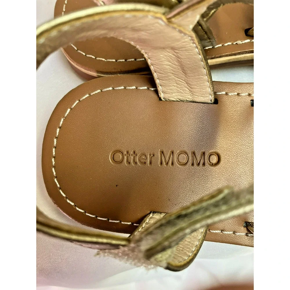 Otter Momo Girls Gold Sandals Size 8 16.1cm